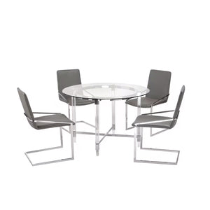 Jayden 5-Piece Dining Set in Grey | Amrofurniture.com