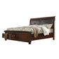 Austin Wooden Storage 6PC Bedroom Set Dark Walnut 852