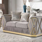 Kibali Velvet Sofa Set with Diamond-patterned Side Panels 8725 Matrix Furniture