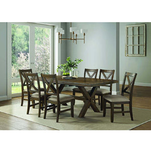 Lakeshore 7Pc Dining Set In Brown