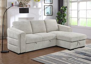 Left Hand facing Sleeper Sectional