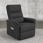 Lift reclining grey chair
