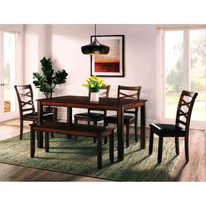 Liz Dining Set with Bench