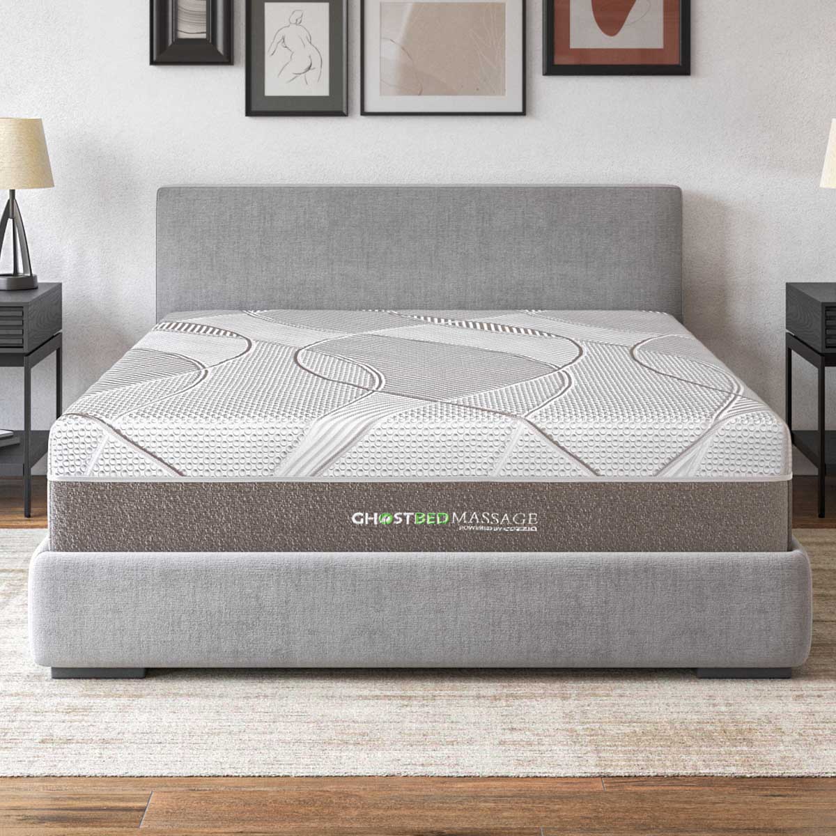 GHOSTBED Massage Mattress 12" Profile Ghostbed
