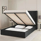 Oliver Hydraulic Lift-Up Storage Bed – Black