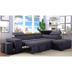 Light Grey sleeper sectional