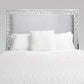 Wellington Bed Grey Velvet Headboard