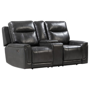 Dallas Power Reclining LoveSeat - Charcol