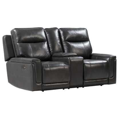 Dallas Power Reclining LoveSeat - Charcol