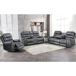 Romeo Power Reclining Sofa Grey