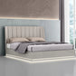 Chrisley Bedroom Set High Gloss light Grey Kwality