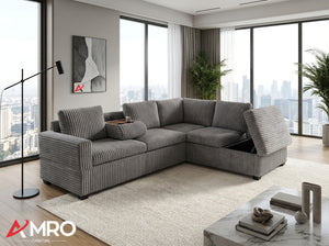 Snug - Sofa Sectional With a Drop-down Console