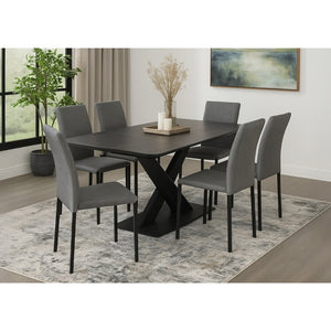 Modern 7-Piece sintered stone Dining Set T3525/3261