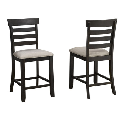 Counter Bar Stool Set of 2 in Espresso TN 270CSC