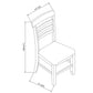 Counter Bar Stool Set of 2 in Espresso TN 270CSC