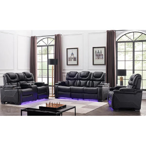 Black Recliner Set