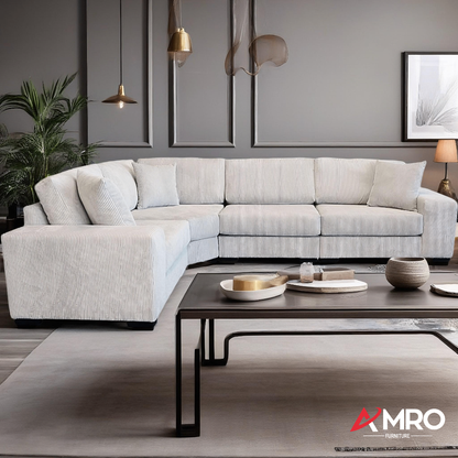Amelia 4pc Fabric Modular Sectional 2355