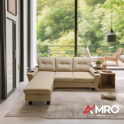 Reversible 2Pc Sectional Sofa
