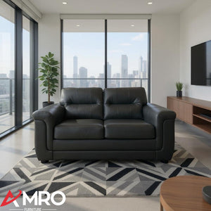 Trish Leather Look Loveseat