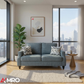 Canadian Made Rachel Loveseat in Blue