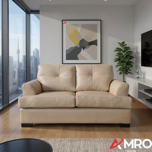 Zurick Series Leather Loveseat