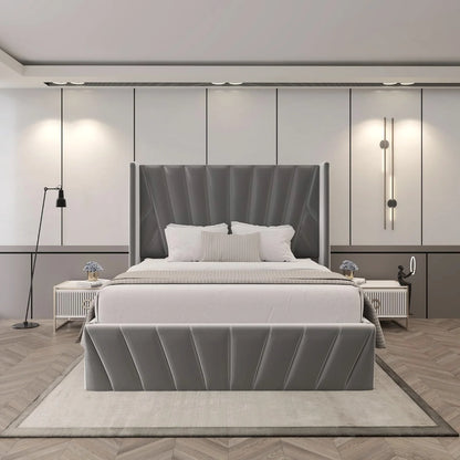 Eva Lift-Up Storage Bed – Dark Gray