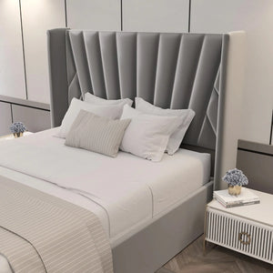 Eva Lift-Up Storage Bed – Dark Gray