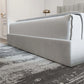 Oliver Hydraulic Lift-Up Storage Bed – Light Gray