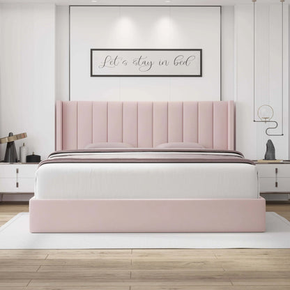 Oliver Hydraulic Lift-Up Pink Storage Bed