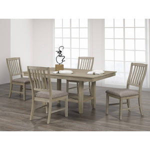Victory 5-Piece Dining Set in Champagne | Amrofurniture.com