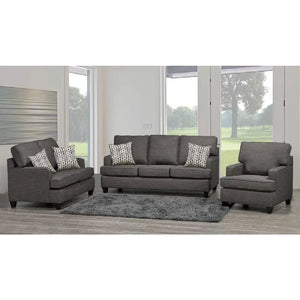 Wade Sofa Set 4150 In Dove & Coffee