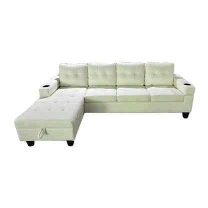 PU Sectional Sofa With Storage in 3 Colors