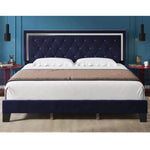 bolgatti blue platform bed