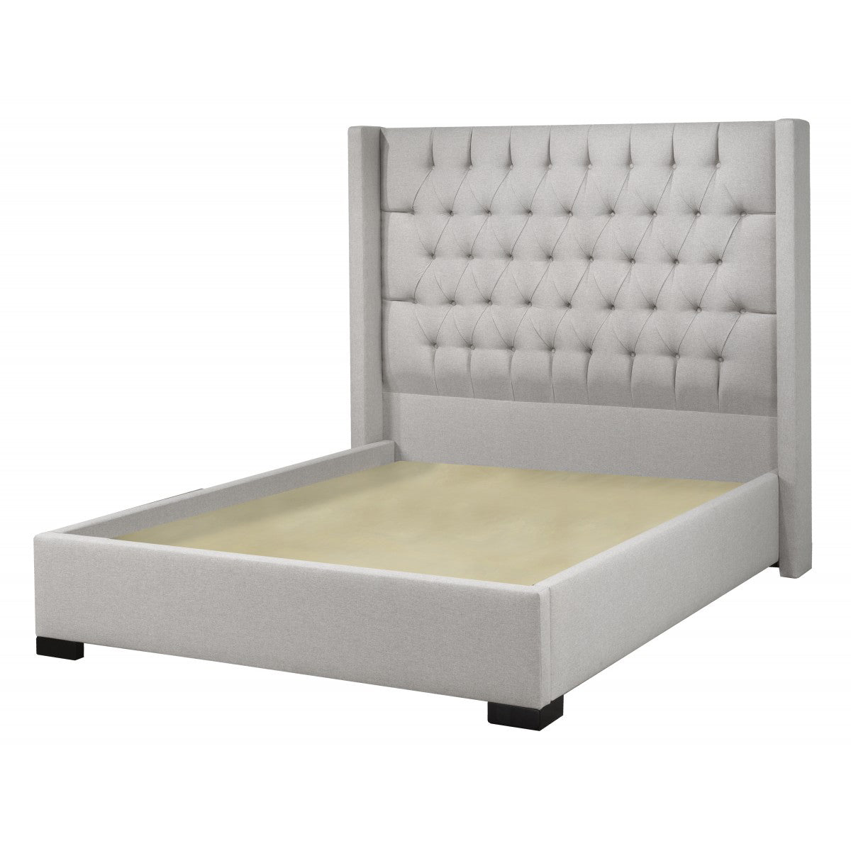 Messina Platform Bed in Grey | Amrofurniture.com