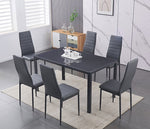Vita 5PC Dining Set in Black IFDC Furniture