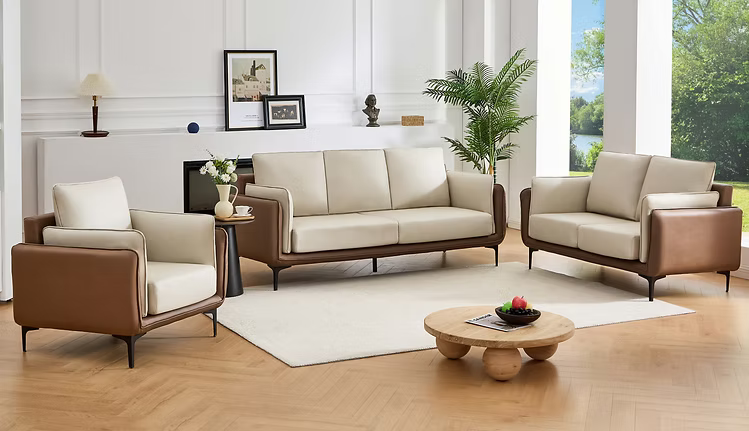 Lanny 3PC Sofa Set - Premium High-Performance LeatherAir IFDC Furniture