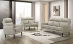 Curt 77" 3 PC Genuine Leather Sofa set IFDC Furniture