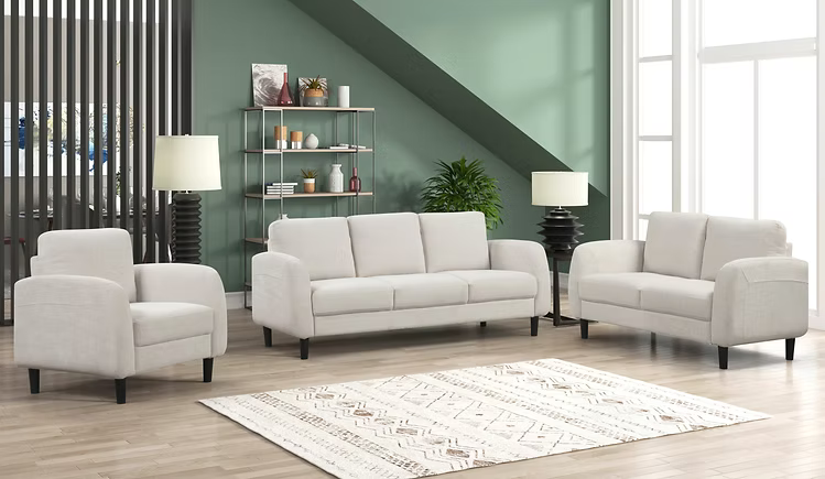 Vince Sofa Set - 3PC Contemporary 3-Piece Sofa Set IFDC Furniture