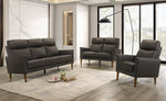 Curt 77" 3 PC Genuine Leather Sofa set IFDC Furniture