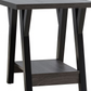 3 Pack Coffee Table Grey top and shelf with black legs IF-3505 IFDC