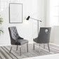Vel 7PC Dining Set Ceramic MarbleTable IFDC Furniture