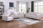 Nina 3PC Sofa Set in Light Beige Fabric - IF-8020 IFDC Furniture