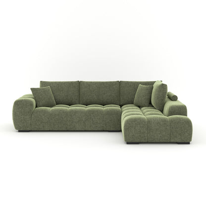 ZARA RHF SECTIONAL IN GREEN