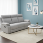 TREVOR MANUAL RECLINING SOFA - STONE Brassex