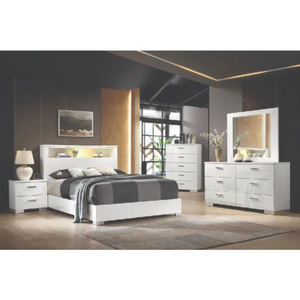 Elaine Bedroom Set In White