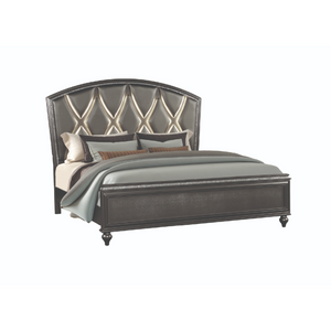 Ginger Bedroom Set in Gun Metal