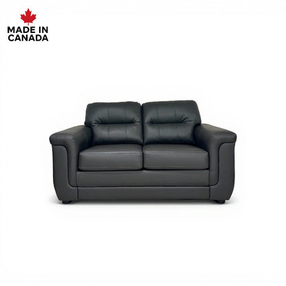 Trish Leather Look Loveseat