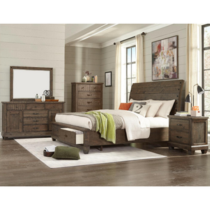 Rylee Bedroom Set in Brown