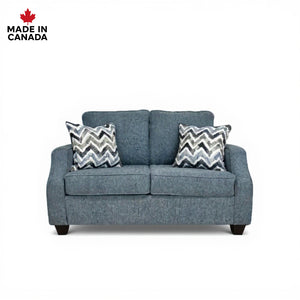 Canadian Made Rachel Loveseat in Blue