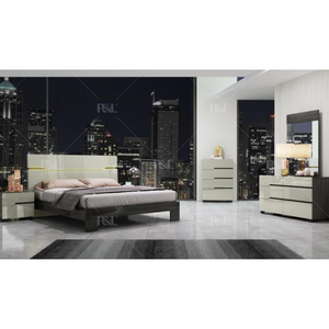 Skylar Bedroom Set in Grey